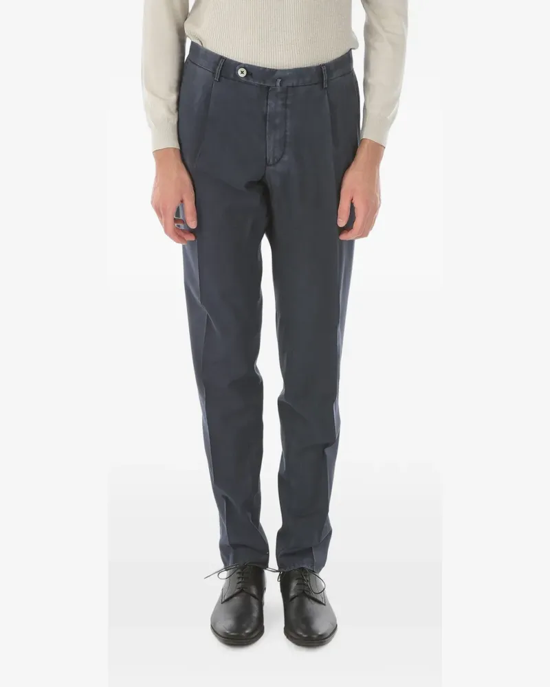 Corneliani wool chino pants - Blau Blau