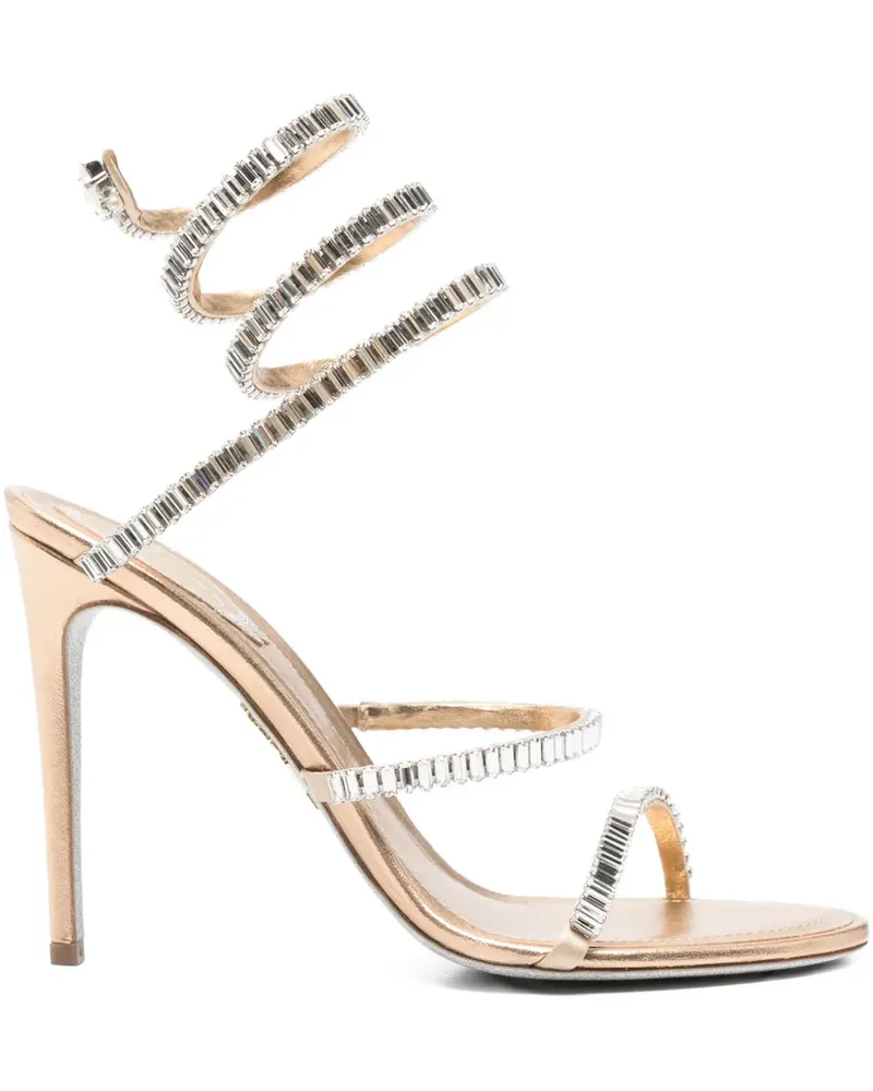 René Caovilla 105mm Cleo sandals - Silber Silber
