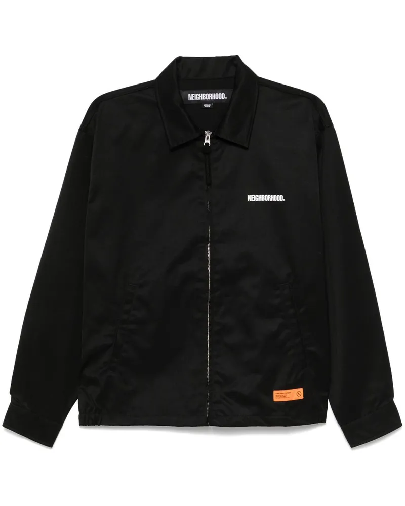 Neighborhood Jacke mit Reißverschluss - Schwarz Schwarz