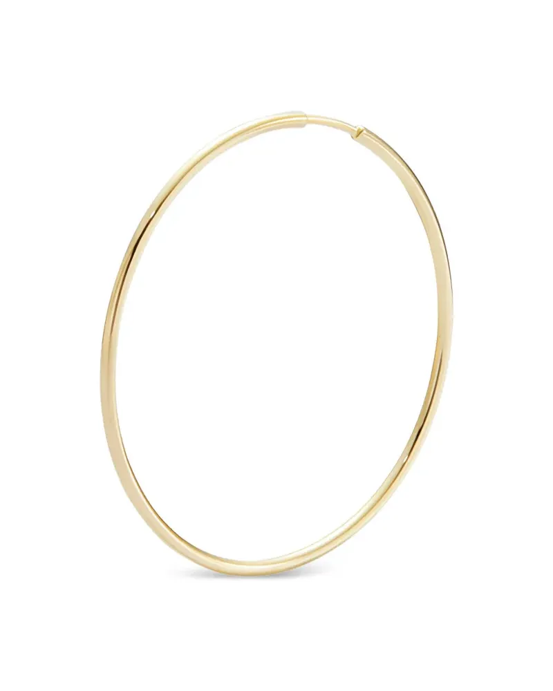 Maria Black 14kt recycelte Gossamer Gelbgoldcreole Gold