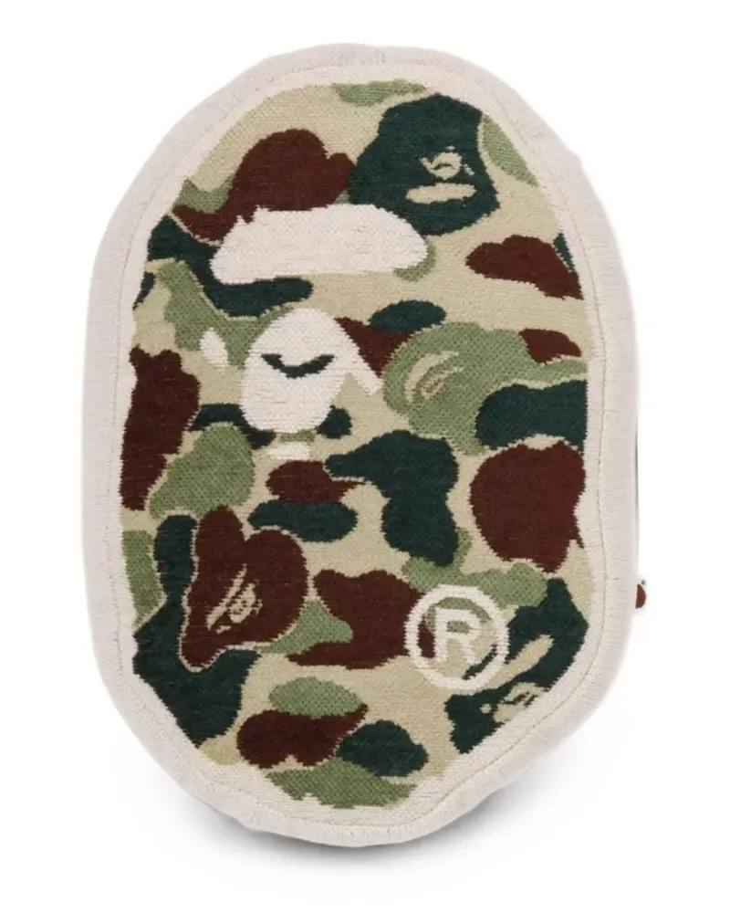 BAPE ABC Camo Ape Head cushion - Nude Nude