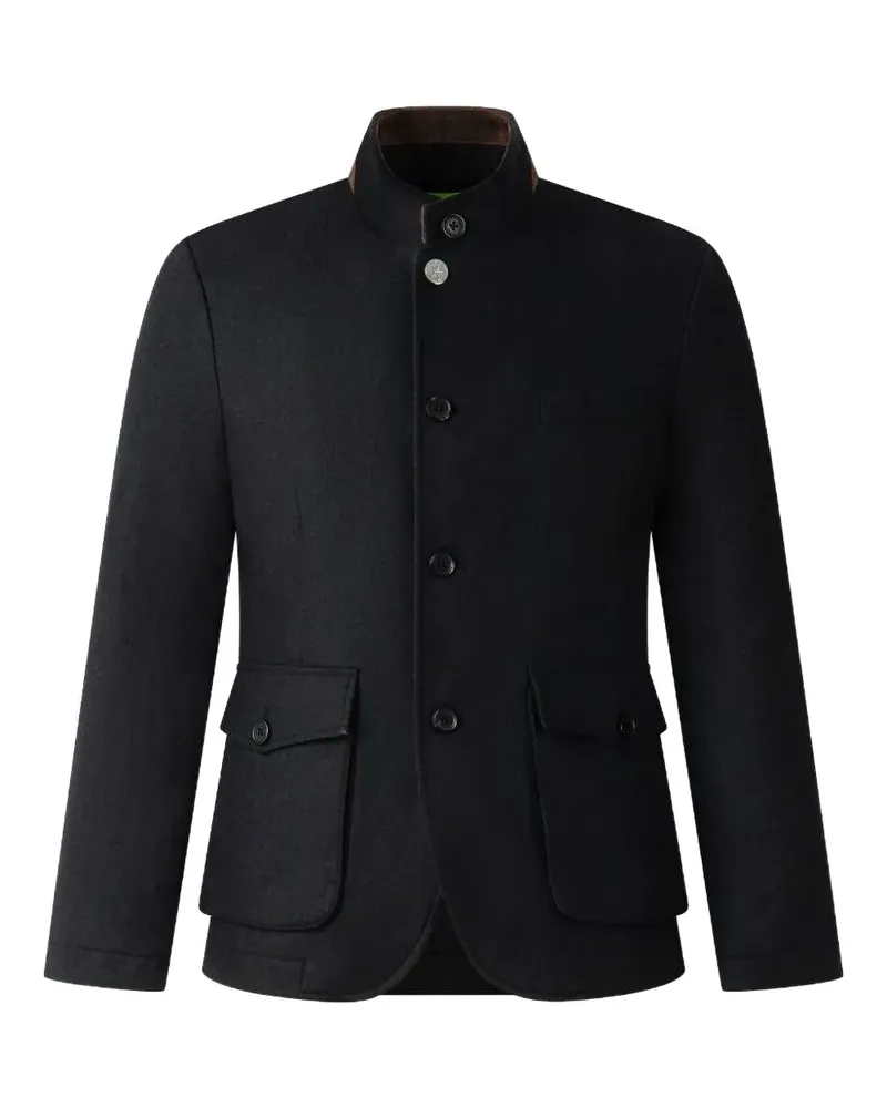 Shanghai Tang Jacke mit Vordertasche - Grau Grau