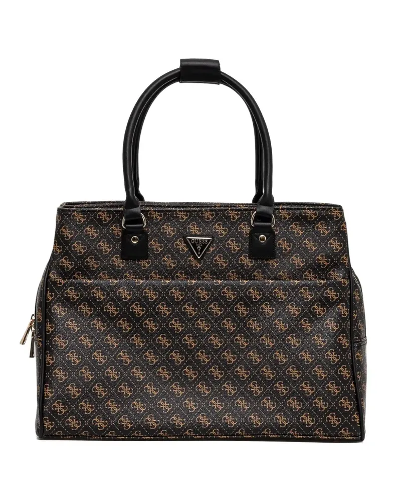 Guess Shopper mit Logo-Print - Braun Braun