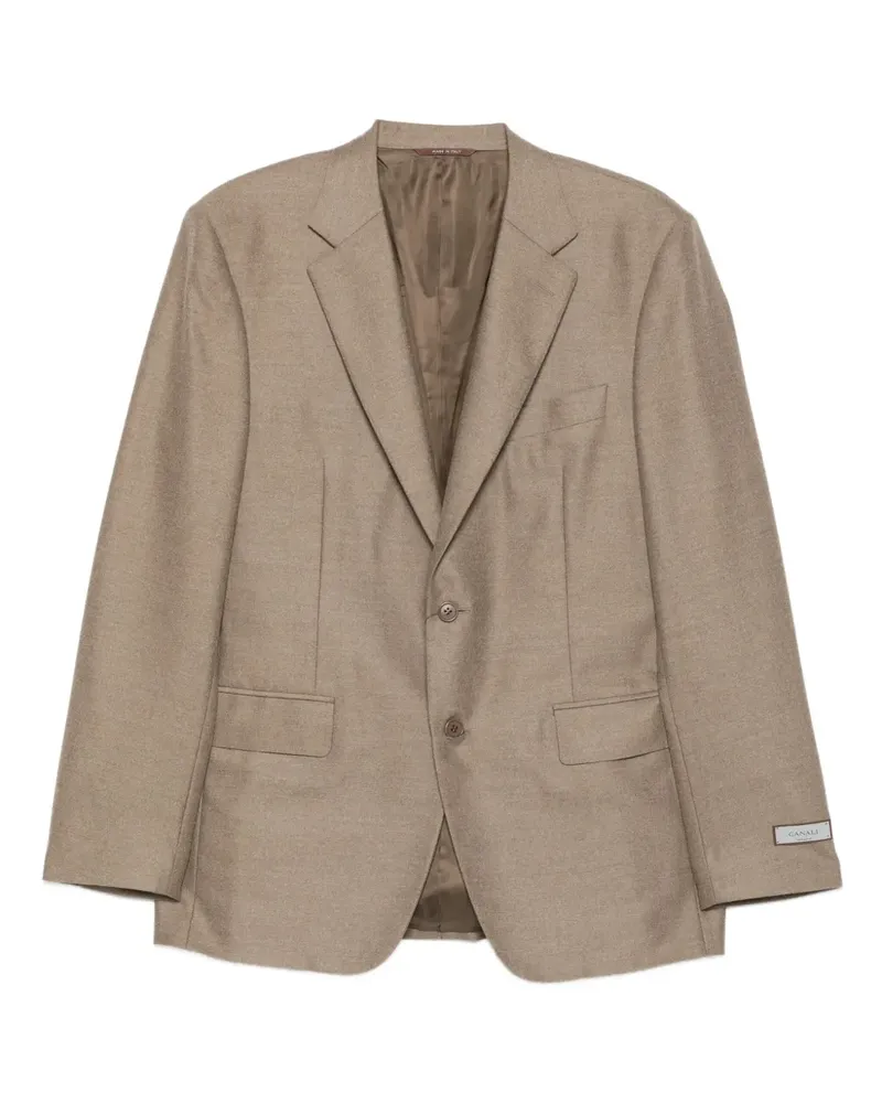 Canali Blazer aus Wolle - Braun Braun