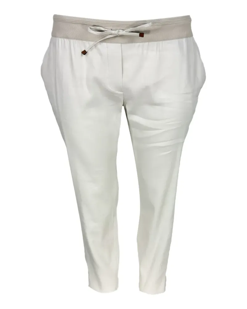 Lorena Antoniazzi drawstring trousers - Nude Nude