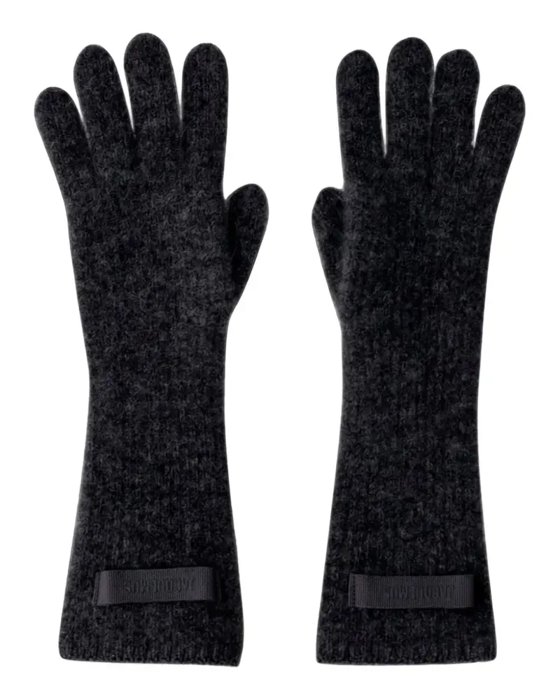 Jacquemus Gerippte Handschuhe - Grau Grau
