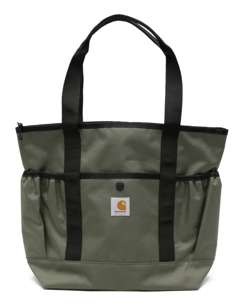 Carhartt WIP Clapton Tote Bag mit Logo-Patch - Grün Grün