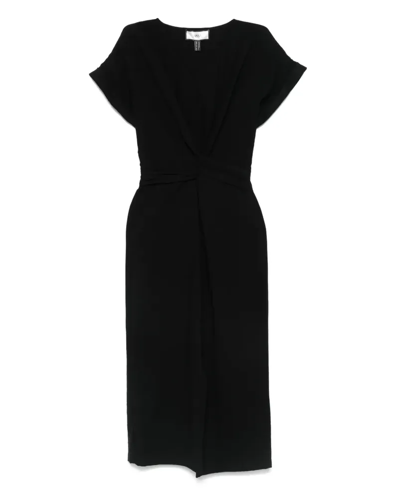 NISSA Klassisches Midikleid - Schwarz Schwarz