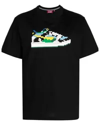 Mostly Heard Rarely Seen T-Shirt mit Sneaker-Print Schwarz