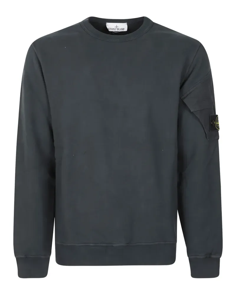 Stone Island 6100015 brushed organic cotton fleece sweatshirt - Grün Grün