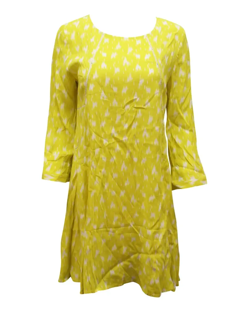 ba&sh Stacy Kleid mit Ikat-Print - Gelb Gelb