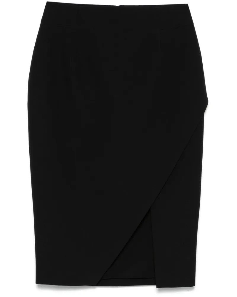 Liu Jo Klassischer Midirock - Schwarz Schwarz