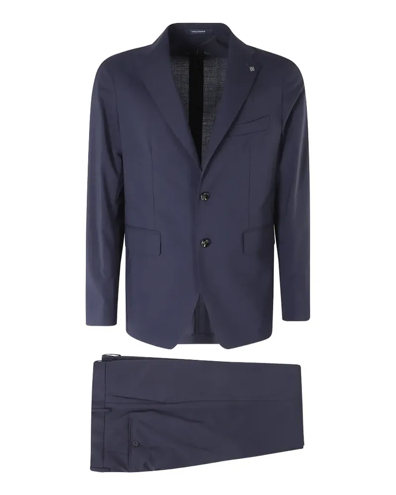 Tagliatore single-breasted notched-lapels suit - Blau Blau