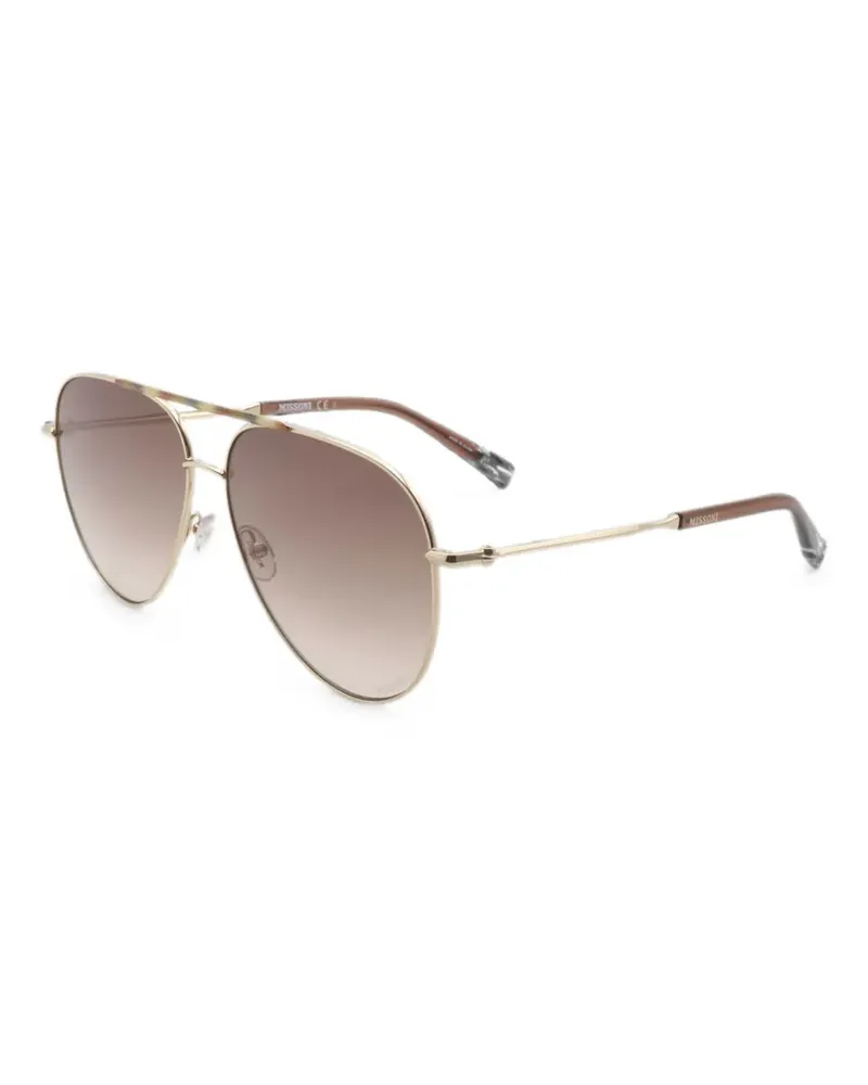 Missoni Getönte Pilotenbrille - Gold Gold