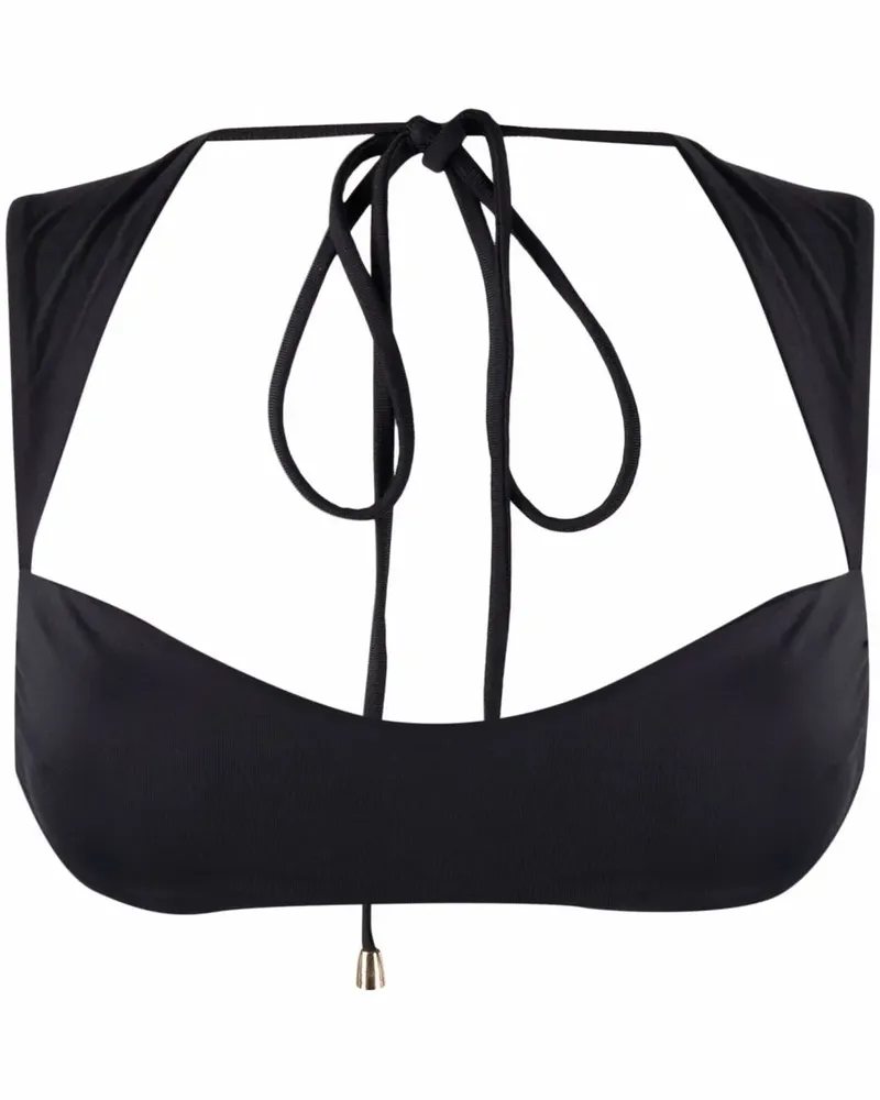 La Reveche Rückenfreies Maria Bikinioberteil - Schwarz Schwarz