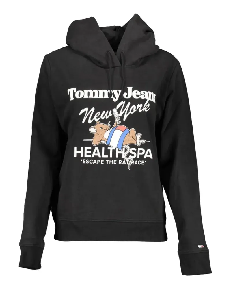 Tommy Hilfiger graphic-print hoodie - Schwarz Schwarz