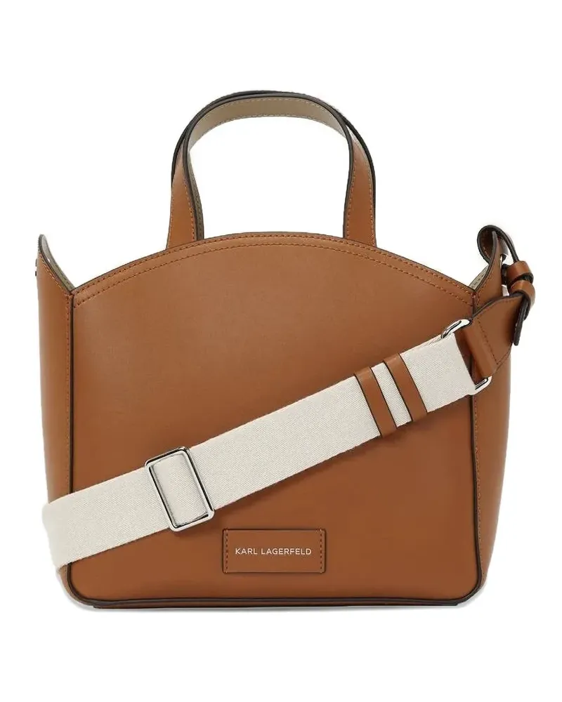 Karl Lagerfeld Perforierte K/Circle Handtasche - Nude Nude