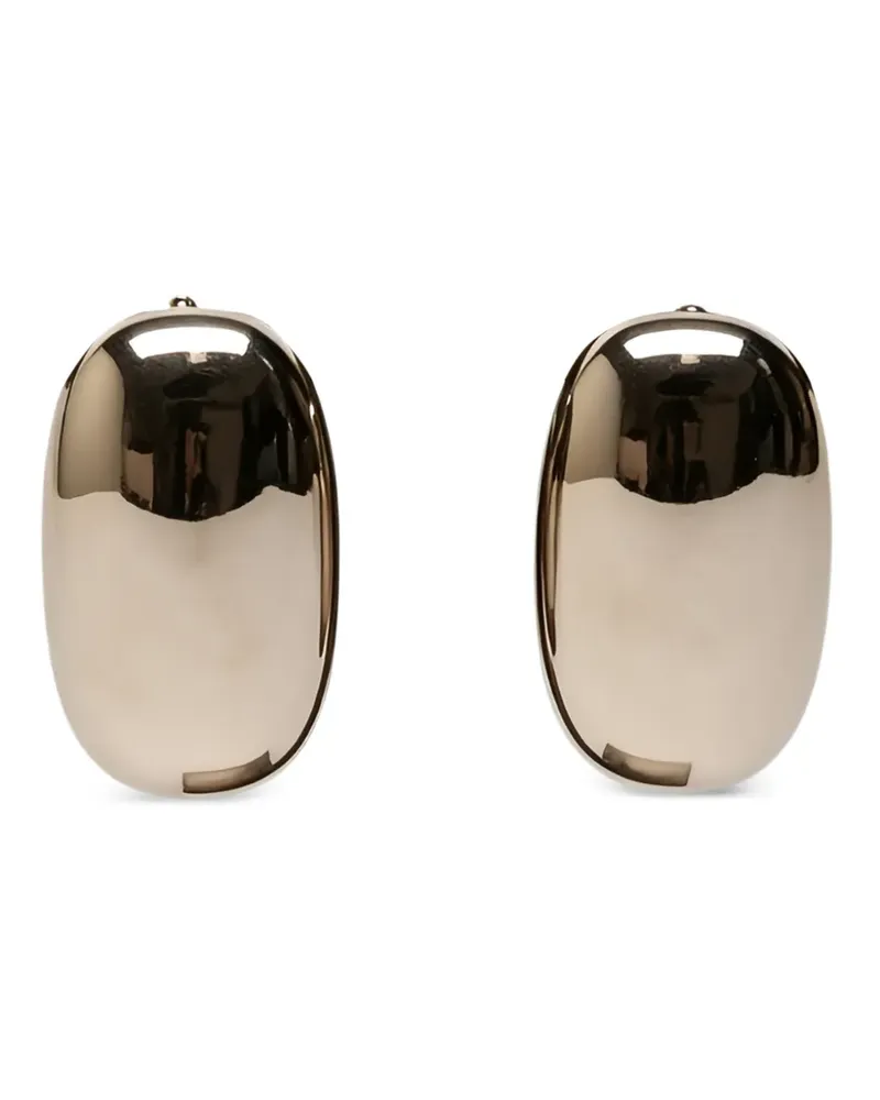 Brunello Cucinelli Polierte Kuppelohrringe - Gold Gold