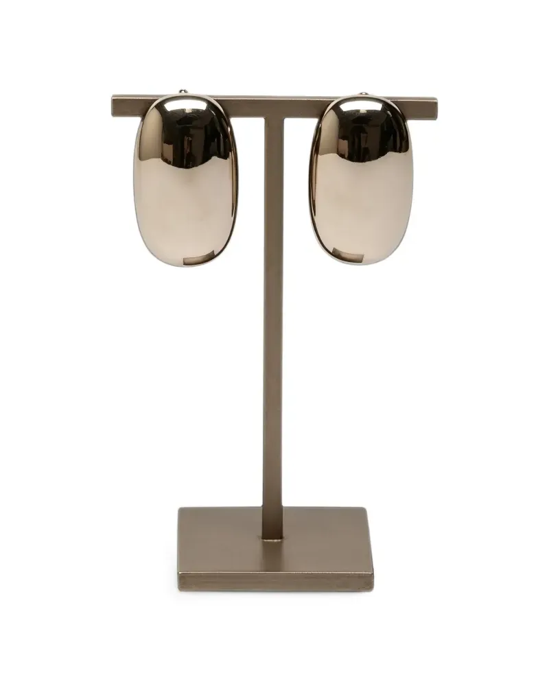 Brunello Cucinelli polished dome earrings - Gold Gold