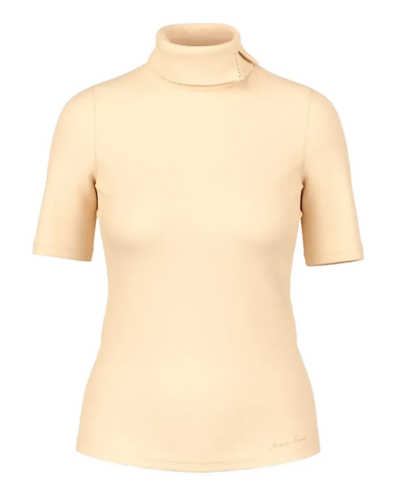 Marc Cain embellished high-neck top - Gelb Gelb