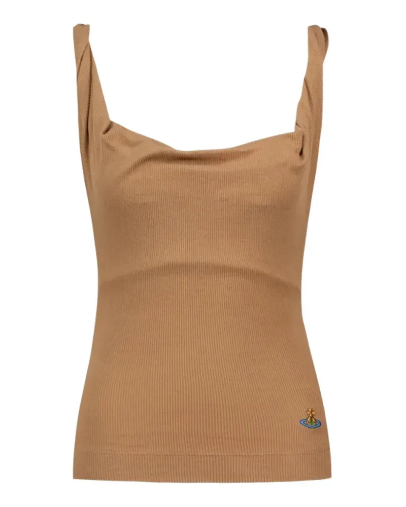 Vivienne Westwood Geripptes Anna Strickoberteil - Nude Nude