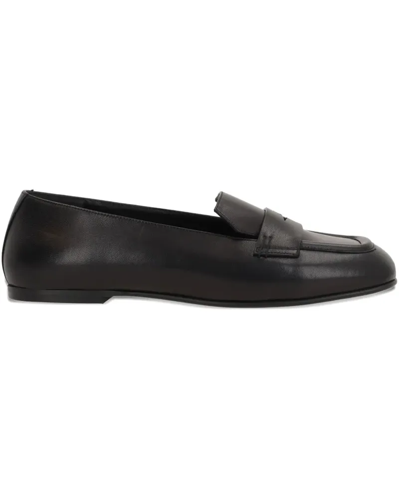 NODALETO leather loafers - Schwarz Schwarz