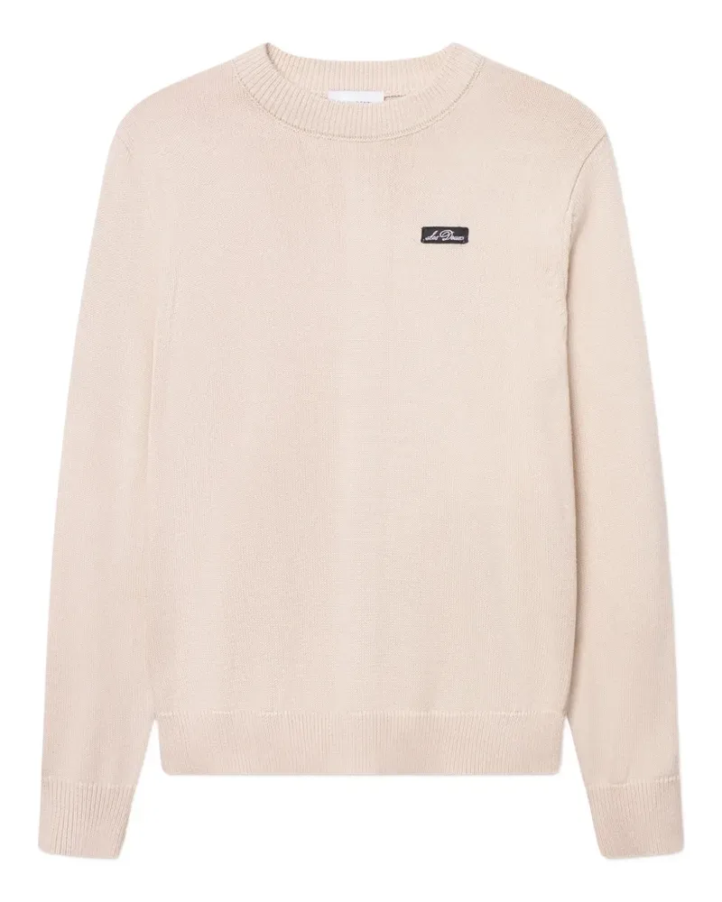 LES DEUX Gary Strickkleid mit Logo-Patch - Nude Nude