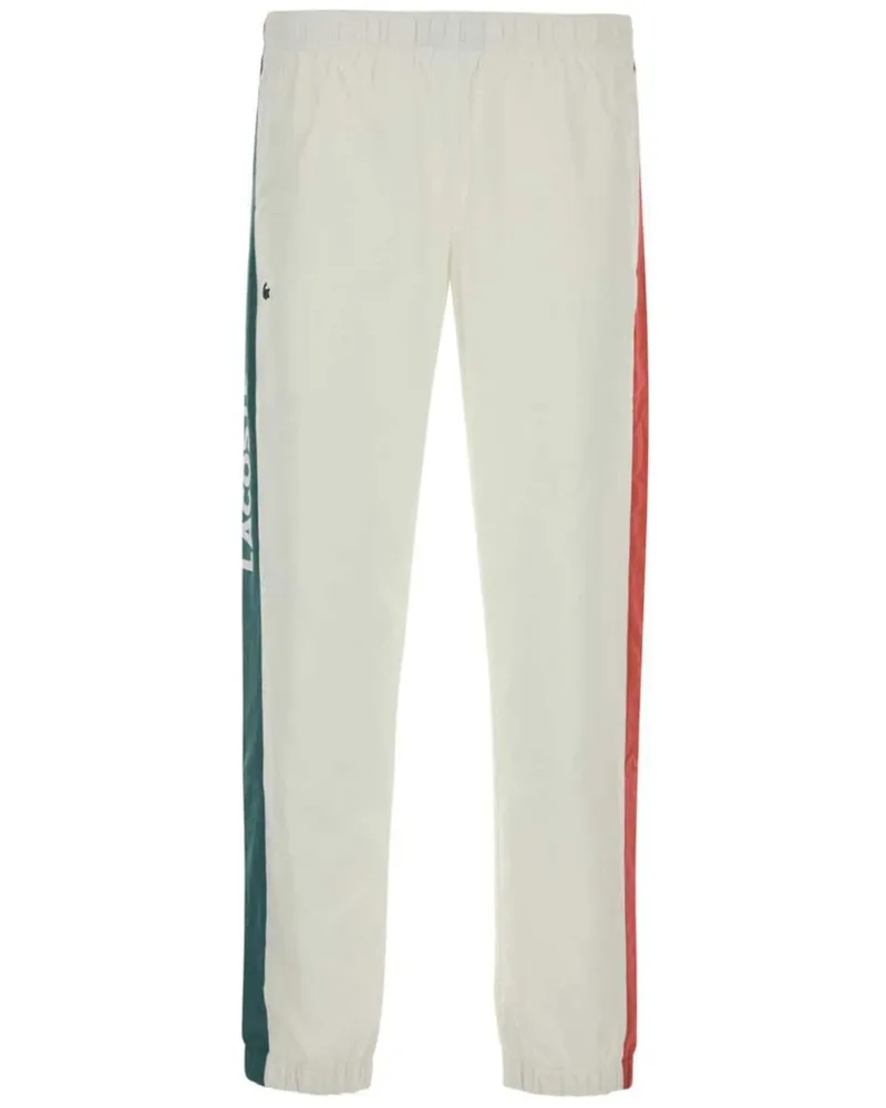 Lacoste Jogginghose mit Streifen - Weiß Weiß