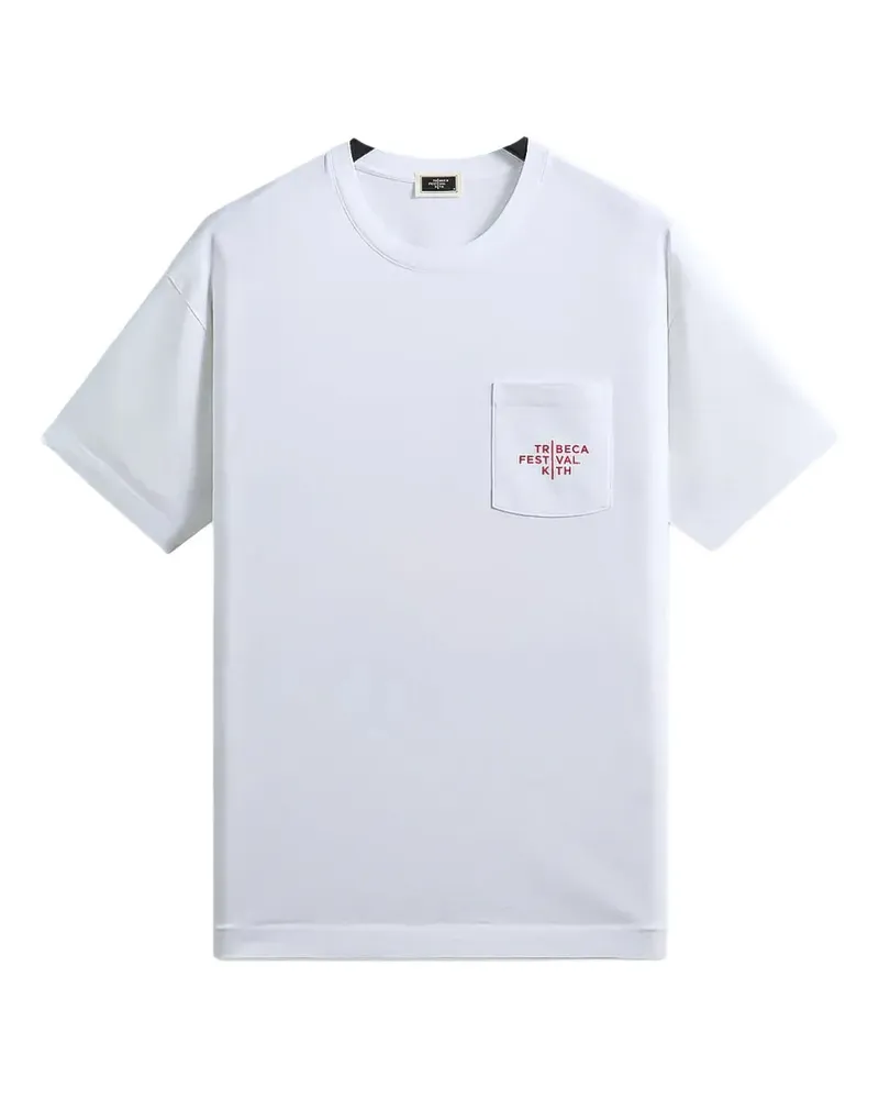 KITH T-Shirt mit grafischem Print - Weiß Weiß
