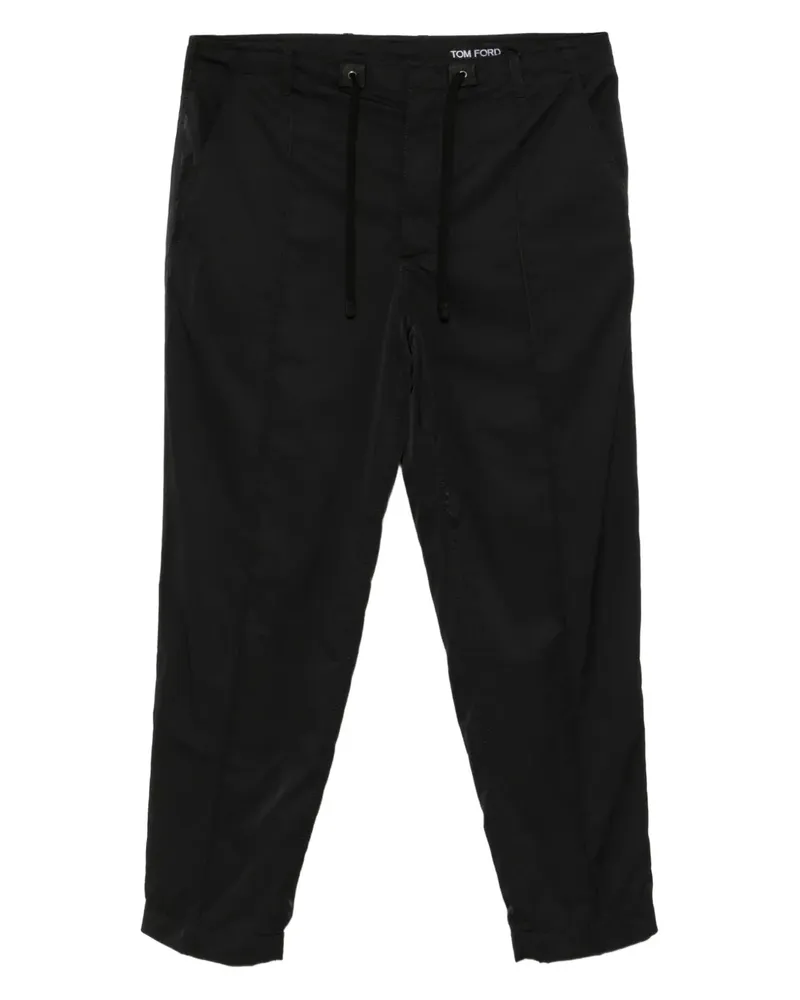 Tom Ford Hose mit Bügelfalten - Schwarz Schwarz