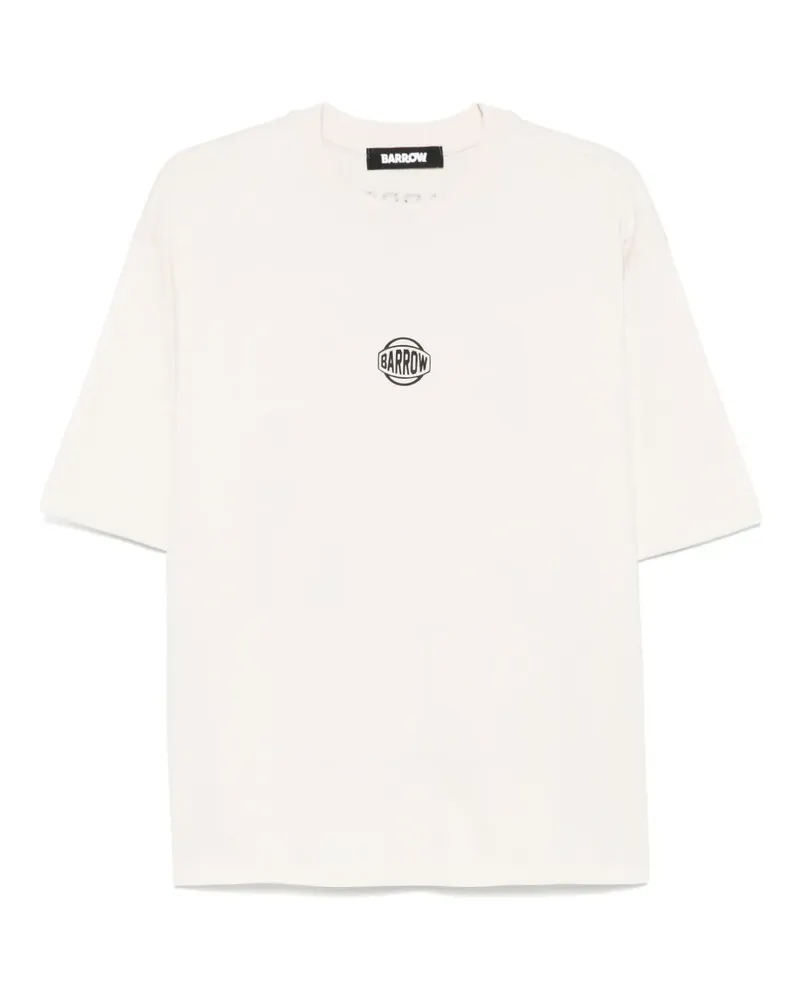 BARROW T-Shirt mit Kristallen - Nude Nude