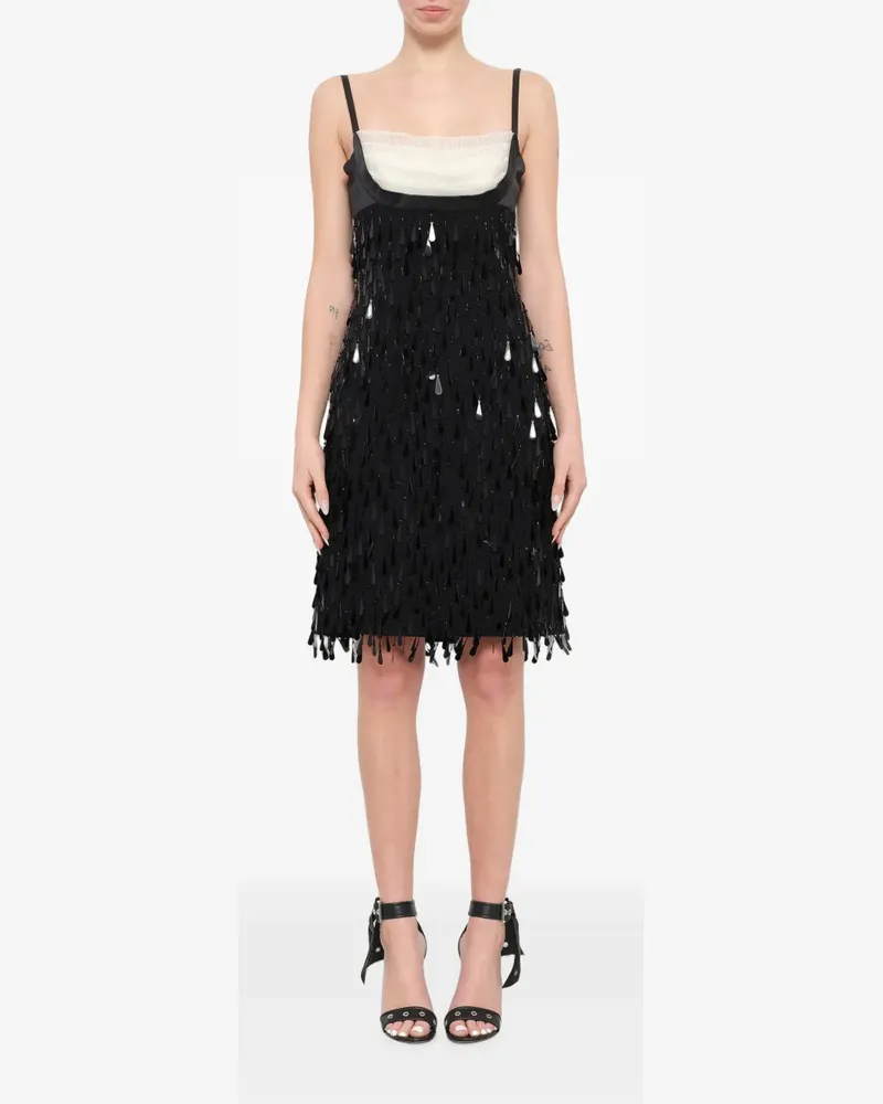 Marc Jacobs sequin-embellished wool mini dress - Schwarz Schwarz