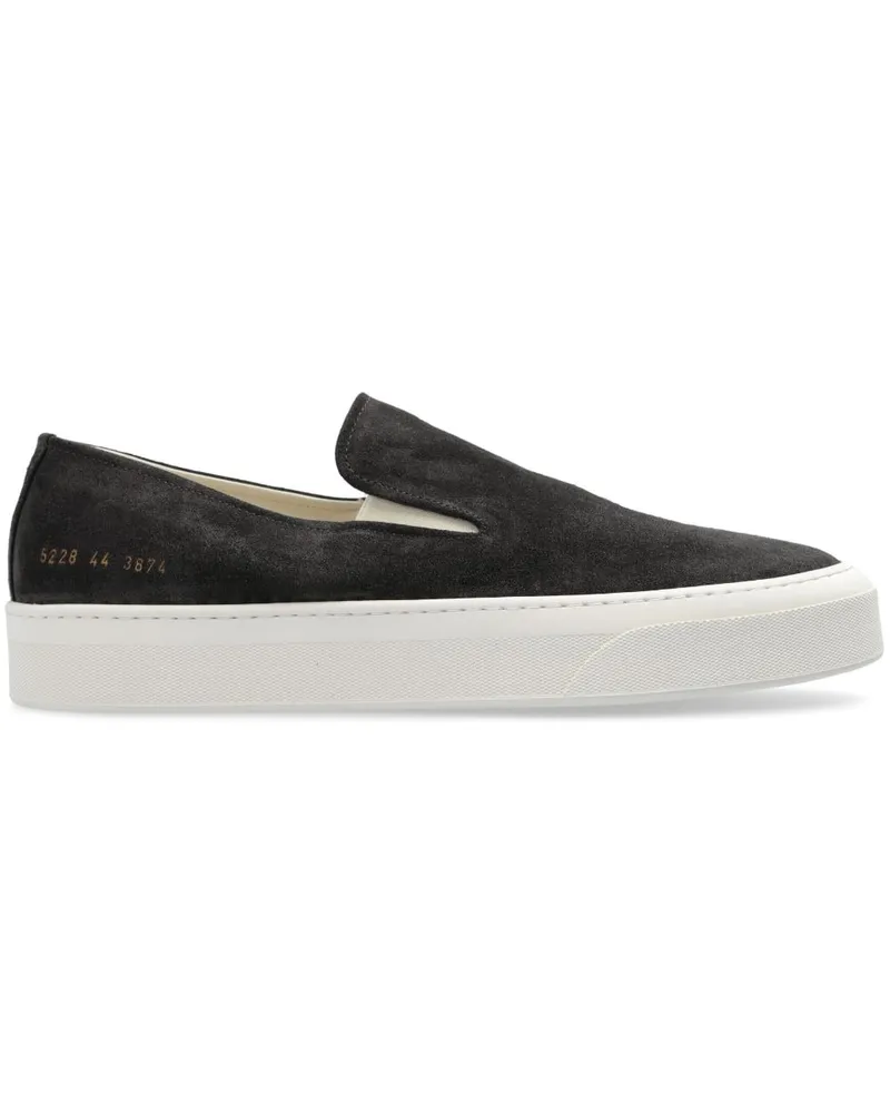 Common Projects Slip-On-Sneakers aus Wildleder - Grau Grau