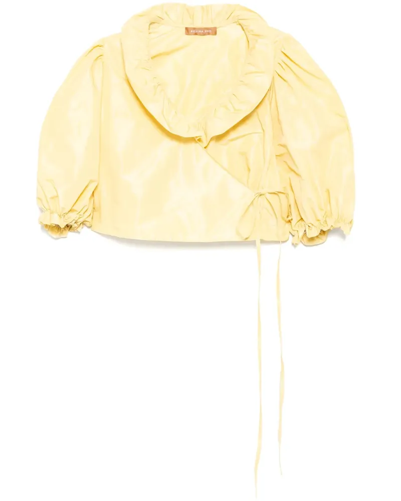 REJINA PYO Luna Bluse - Gelb Gelb