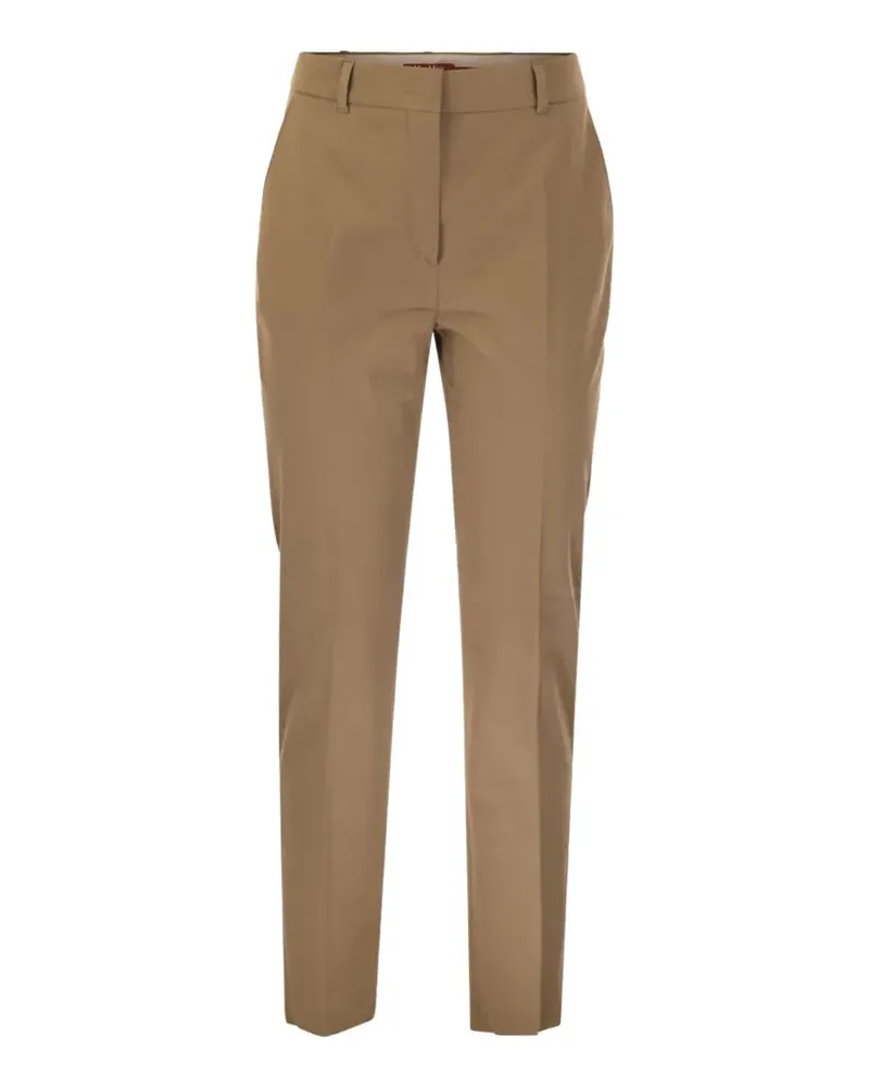 Max Mara cotton trousers - Nude Nude