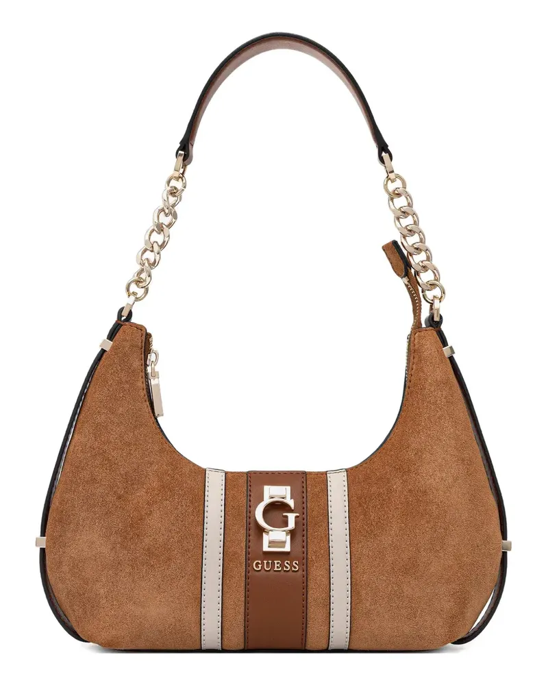 Guess Erenia Schultertasche - Braun Braun