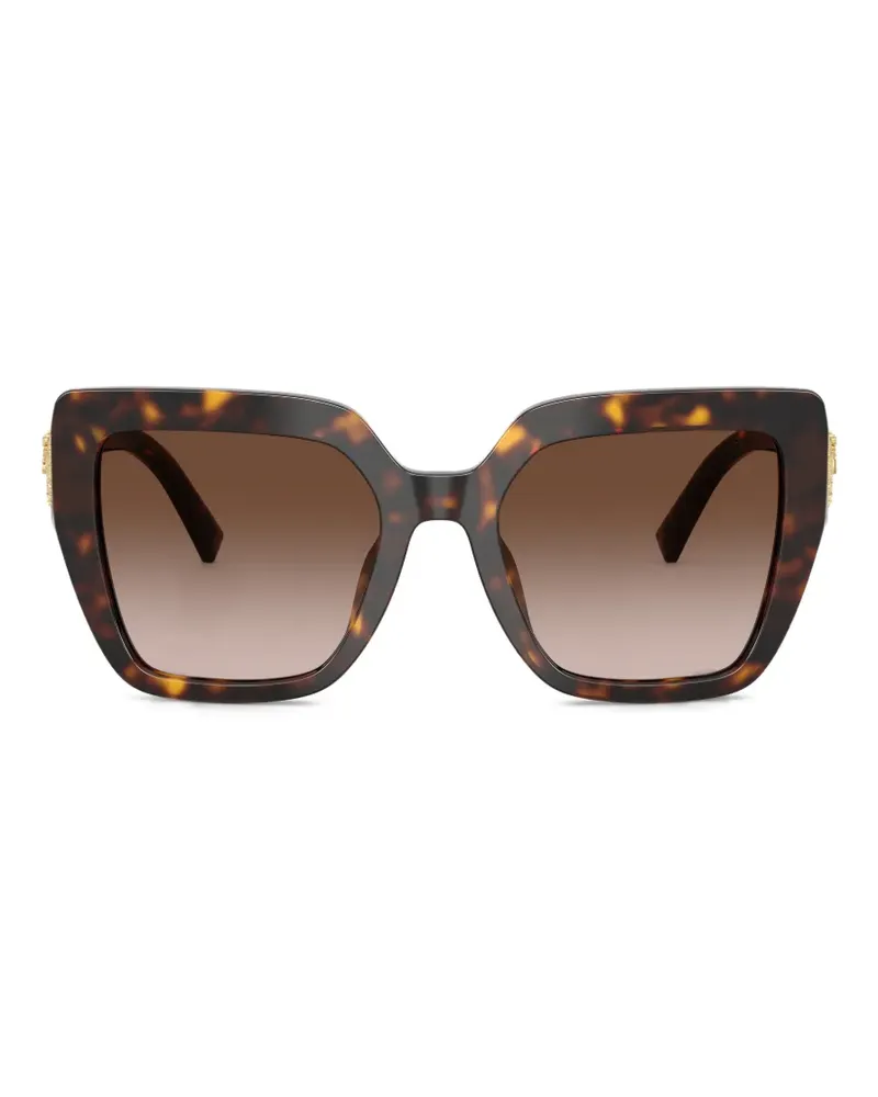 Dolce & Gabbana tortoiseshell-effect square-frame sunglasses - Braun Braun
