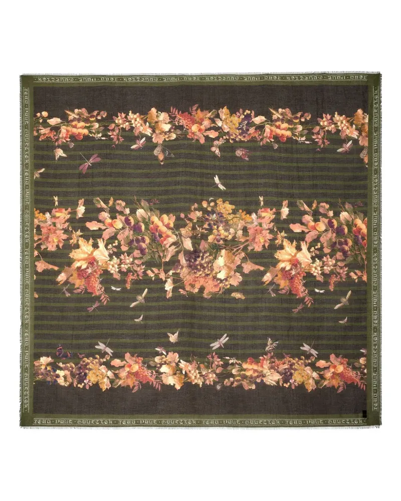 Jean Paul Gaultier printed pareo - Grün Grün