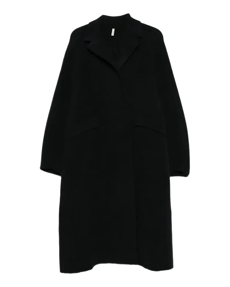 Boboutic notched-lapels single-breasted coat - Schwarz Schwarz
