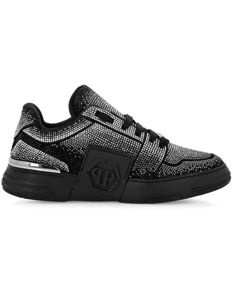 Philipp Plein Hexagon Sneakers aus Wildleder - Schwarz Schwarz