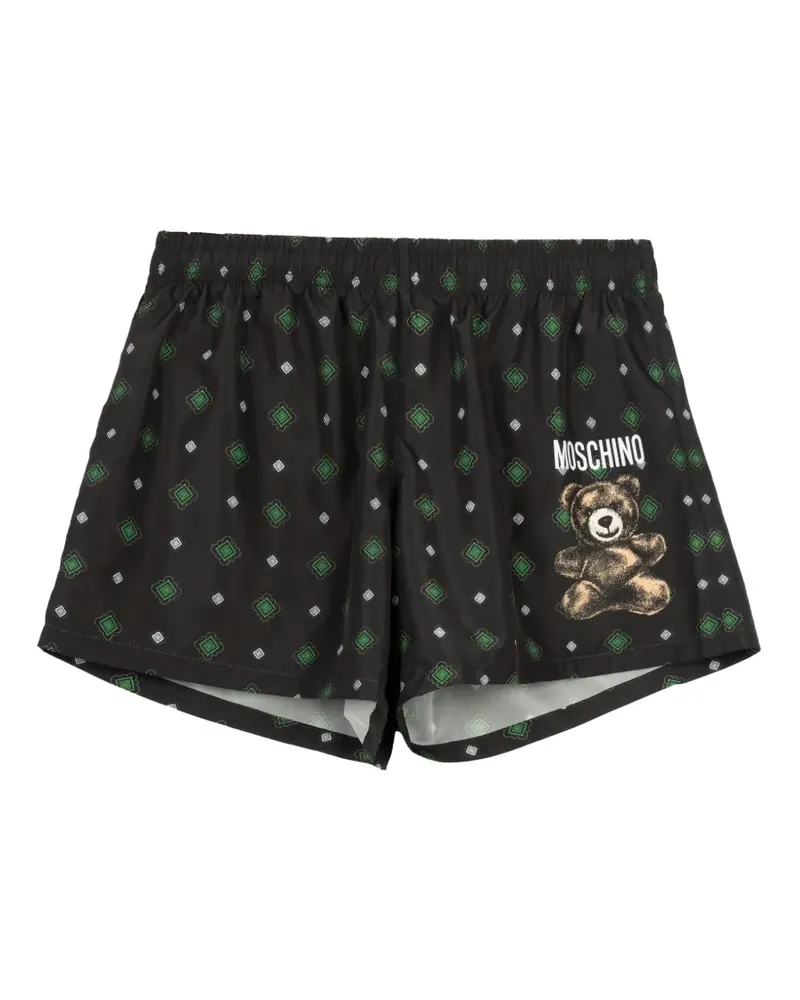 Moschino Teddy swim shorts - Schwarz Schwarz