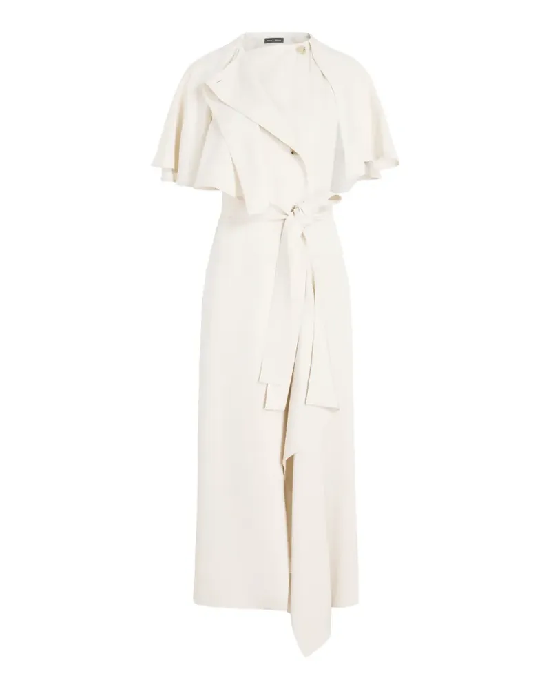 Proenza Schouler Isolde Midikleid mit Bindegürtel - Nude Nude