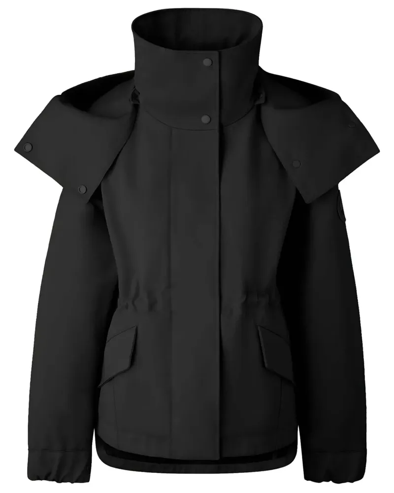Canada Goose Klassische Kapuzenjacke - Schwarz Schwarz