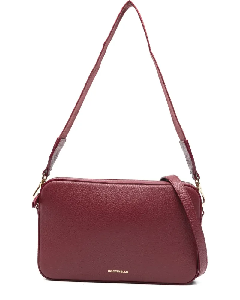 Coccinelle leather crossbody bag - Rot Rot