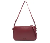 Umhängetasche aus Leder - Rot