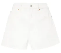 Taillenhohe Shorts mit Logo-Cut-Outs