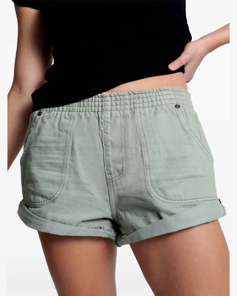 One Teaspoon elasticated shorts - Grün Grün