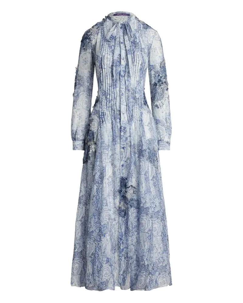 Ralph Lauren Hannes Maxikleid - Blau Blau