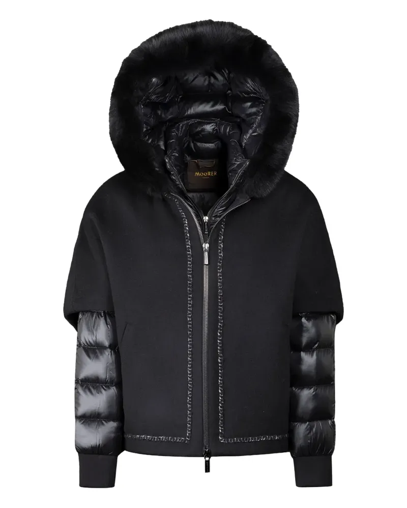 MOORER Pegaso puffer jacket - Schwarz Schwarz