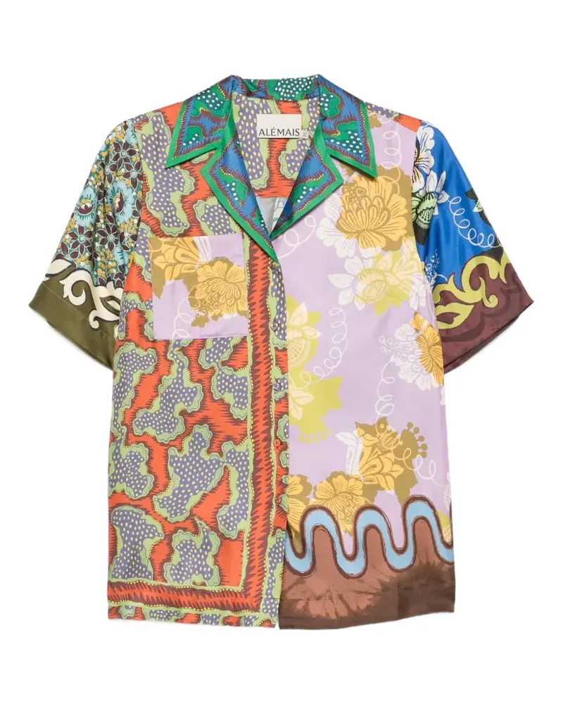 ALEMAIS Arnie floral-print shirt - Violett Violett